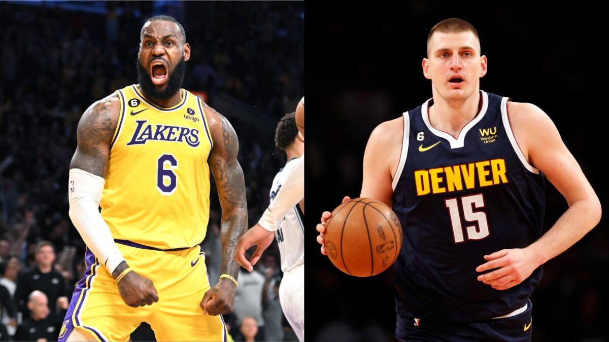 Los Angeles Lakers vs Denver Nuggets 2023 - LeBron James, Nikola Jokic