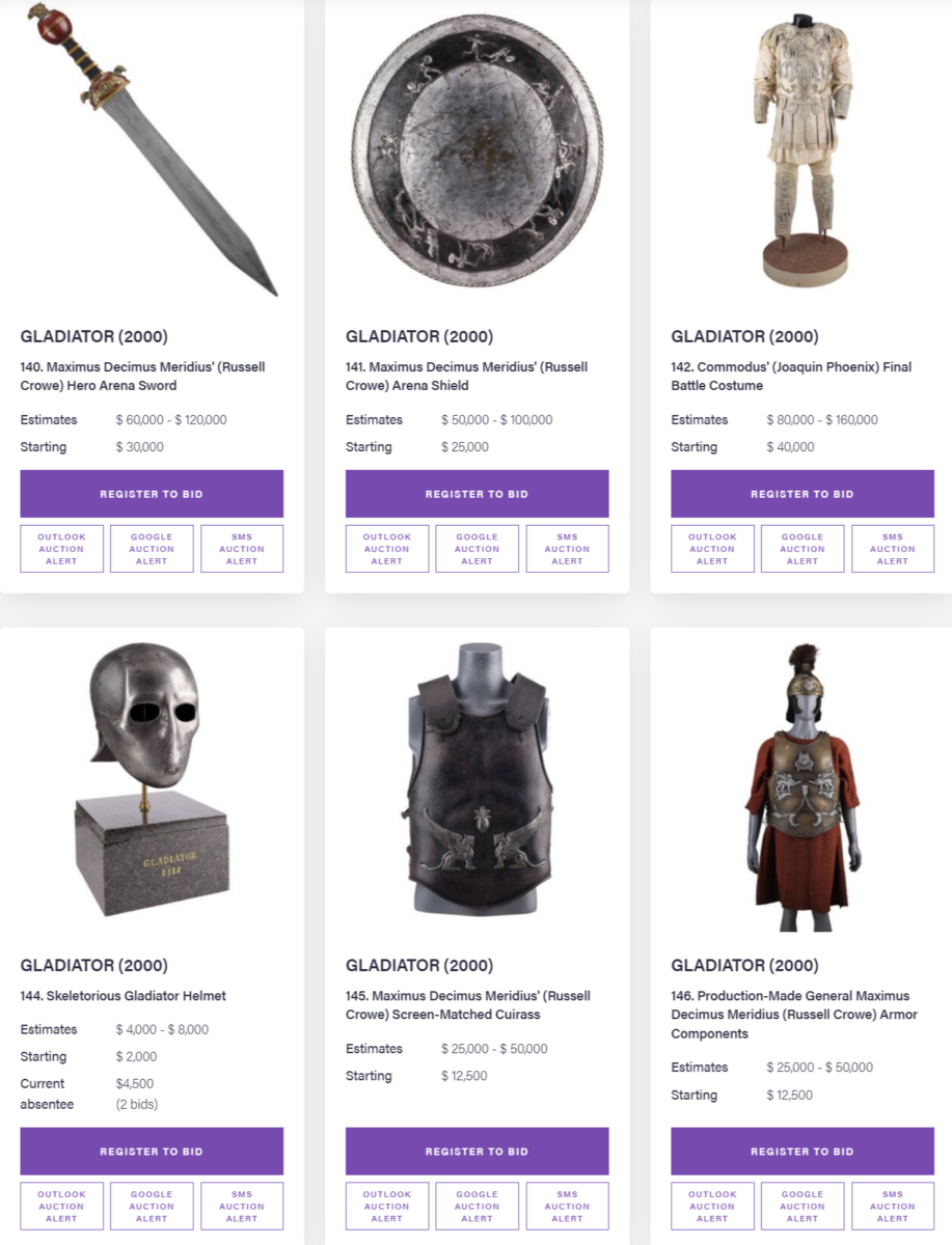 Russell Crowe's 'Gladiator' Armour & Sword Are Up For Grabs
Propstore Auction