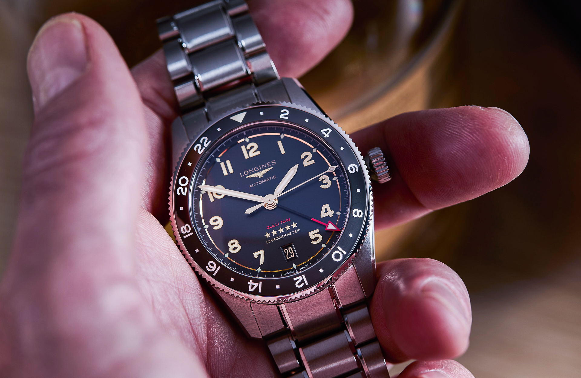 Longines Spirit Zulu Time Titanium