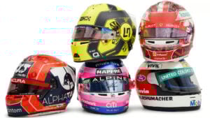 These Race-Worn Formula 1 Helmets Are Heading To Auction