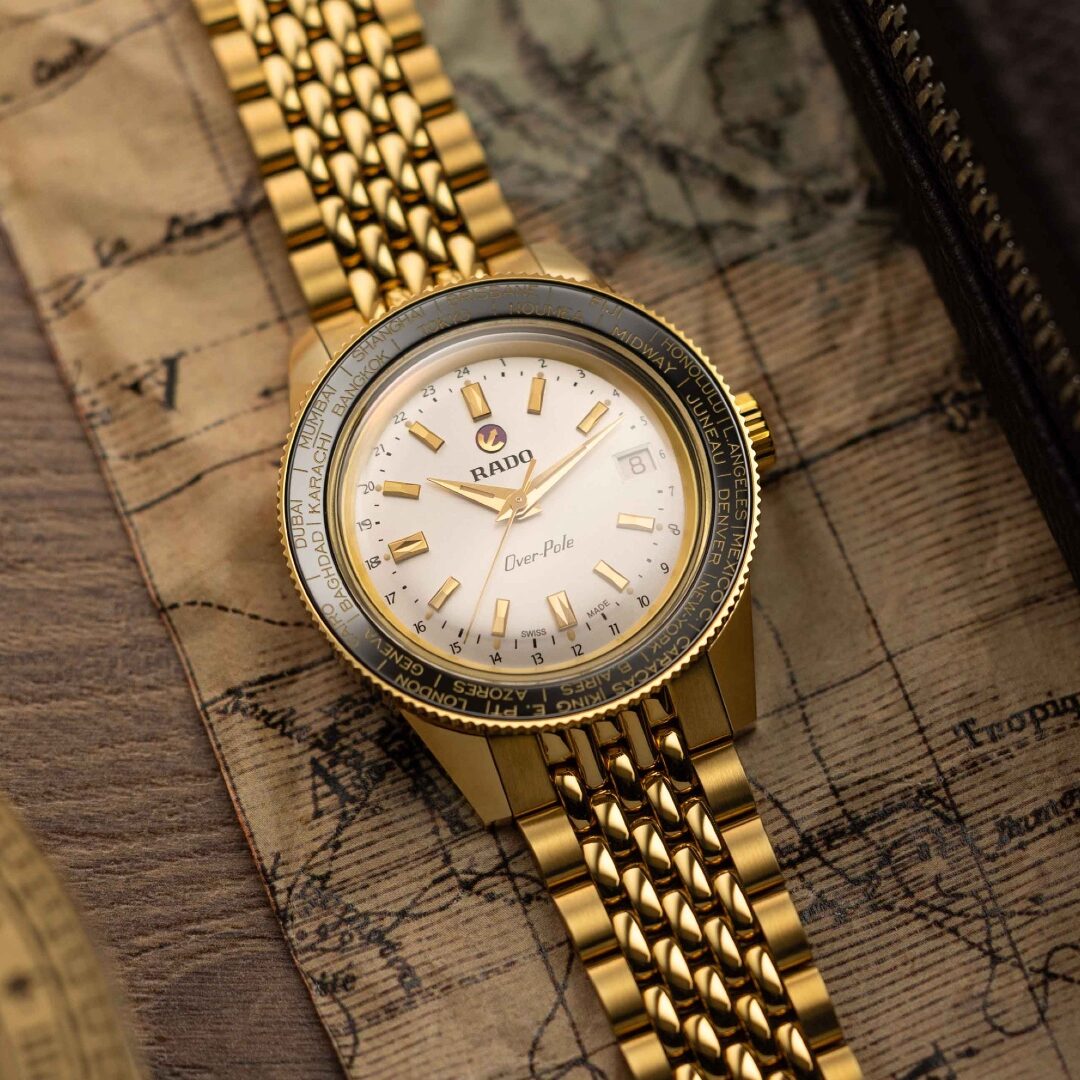 Rado's Latest Over-Pole Worldtime Is Golden-Age In Both Design