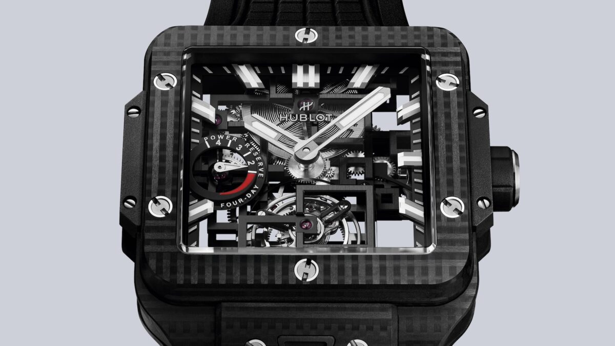 Hublot’s Square Bang Tourbillon 4-Day Power Reserve Is A Technical Tour de Force