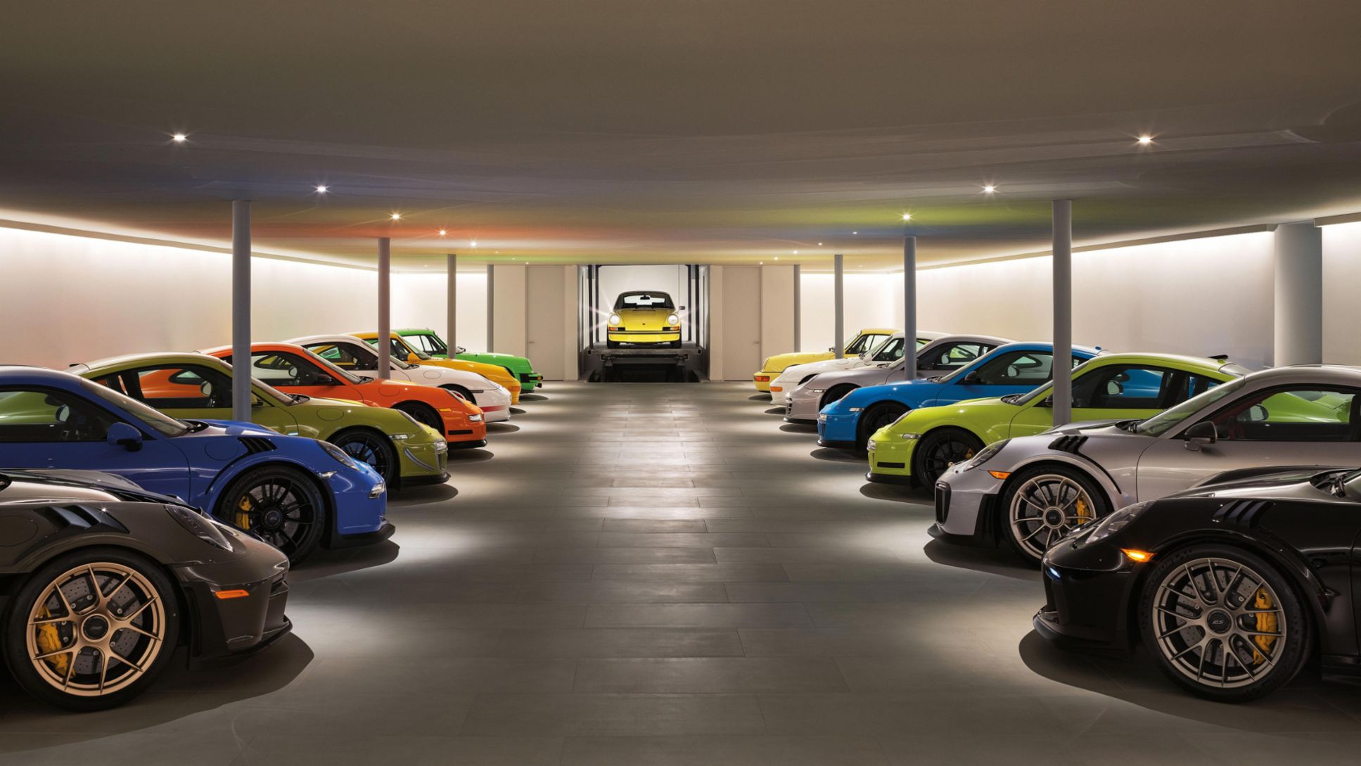 The Architect Who Built A Second House Across The Street To Park His 21 Porsches