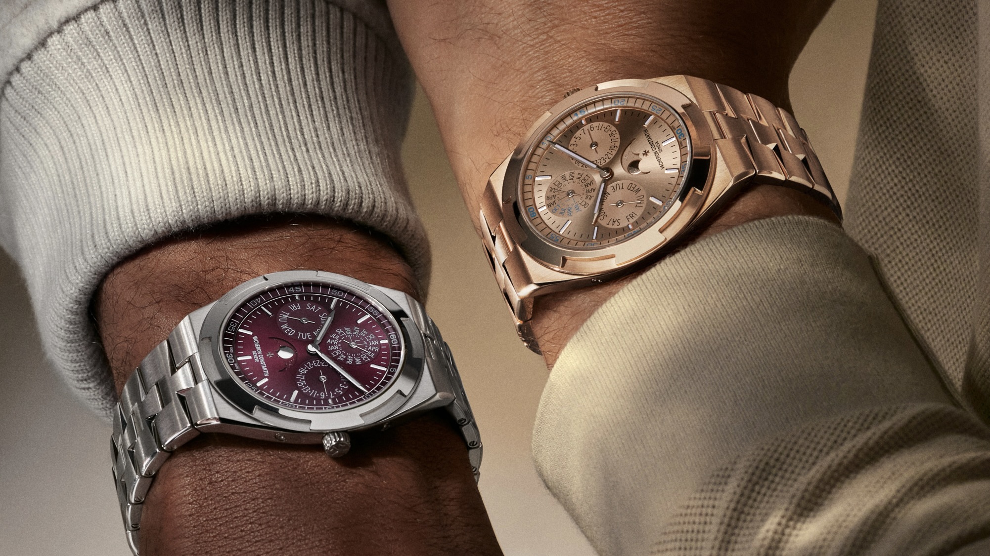 Vacheron Constantin Overseas Perpetual Calendar Debuts In Rich Burgundy