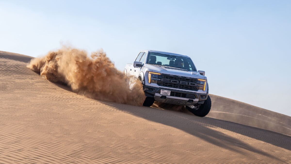 Velocity Raptor: Testing The Ford Family In The Sand Dunes Of Dubai