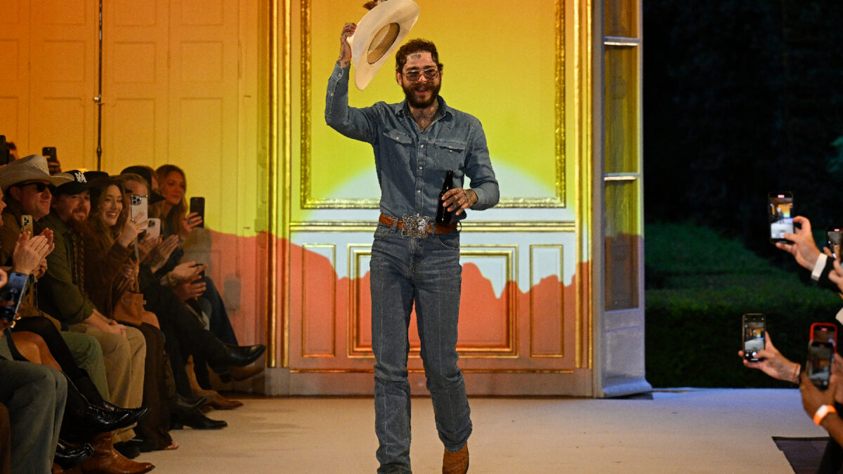 Post Malone's Debut Fashion Collection Is Peak Concrete Cowboy (Austin Post Apparel, Paris)