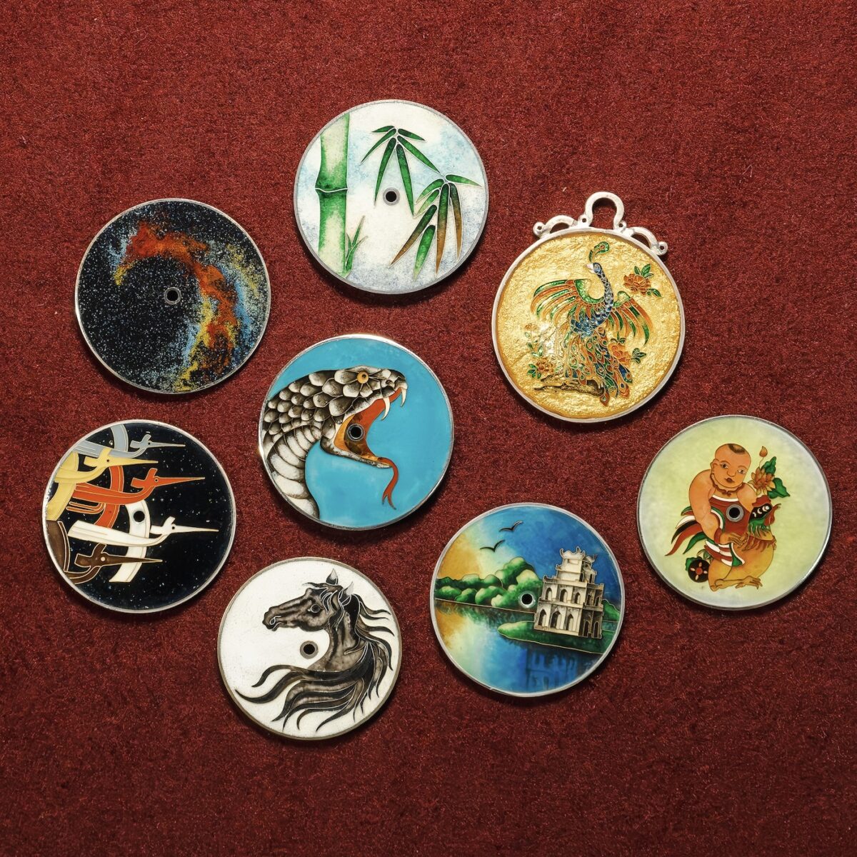 cloisonné enamel