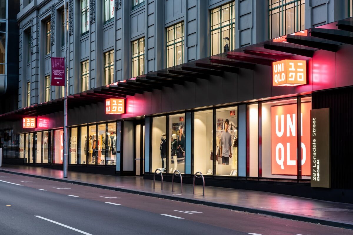Outside Uniqlo Melbourne Emporium