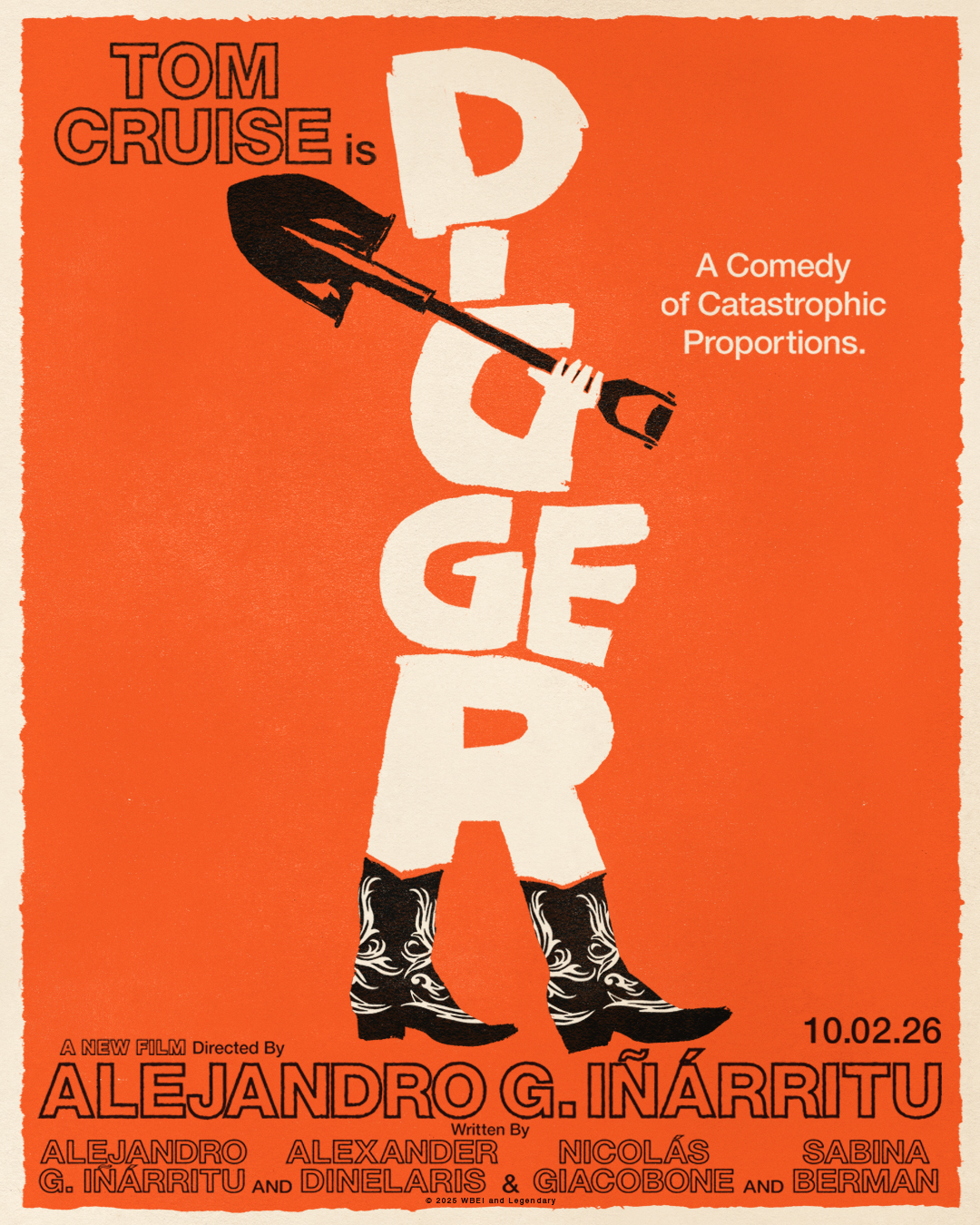 Tom Cruise DIGGER Poster Release Date