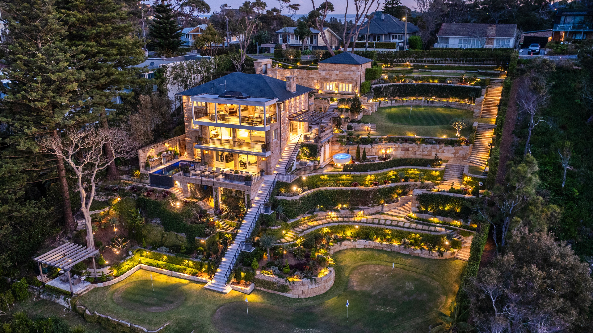 Inside The $30m Whale Beach Mansion With Its Own Oceanfront Golf Course