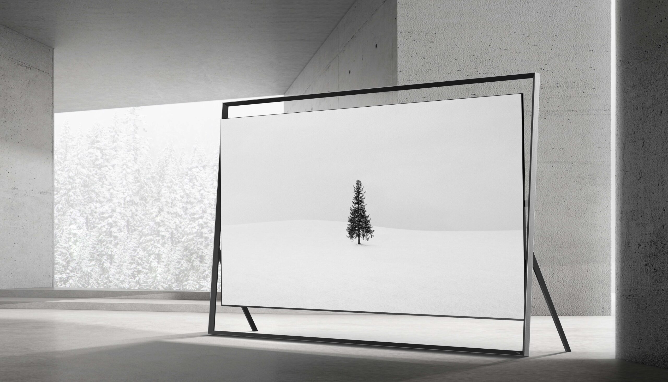Turn Your Living Room Into A Gallery With Samsung’s “Floating” 130-Inch Television
