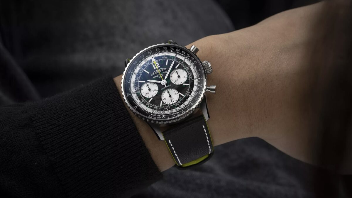 Breitling & Aston Martin Announce F1 Partnership With New Navitimer