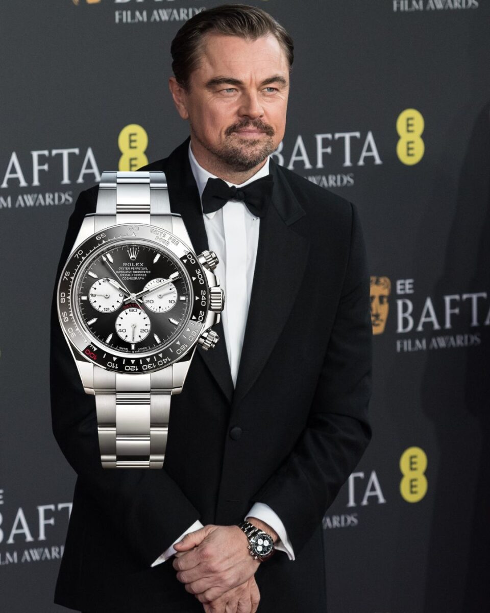 Leonardo DiCaprio - Rolex Daytona “Le Mans” Ref. 126529LN bafta watches 