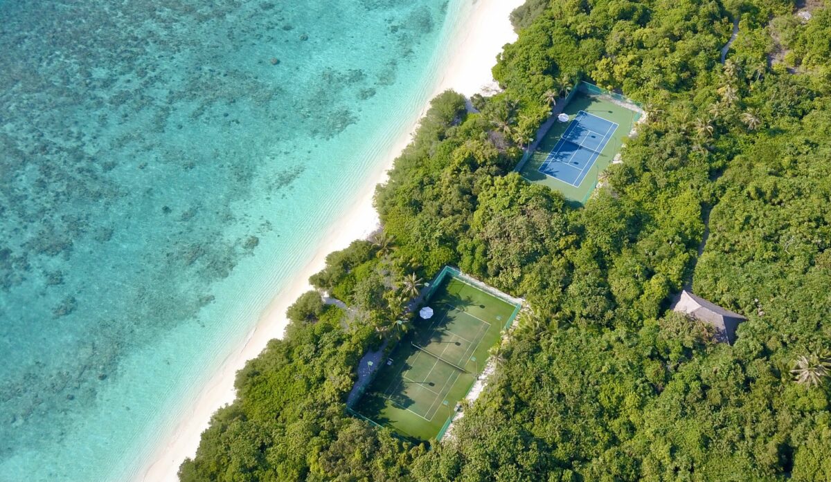 Cheval Blanc Randheli, Maldives tennis courts
best hotels in the world