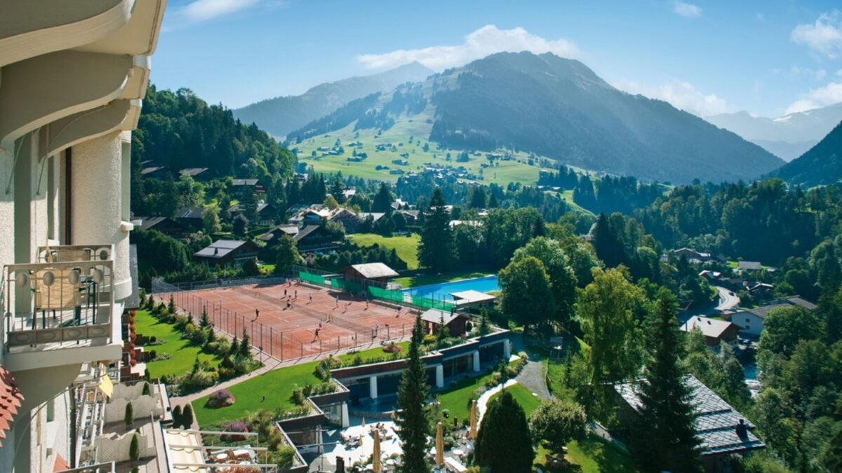 Gstaad Palace, Gstaad, Switzerland tennis courts