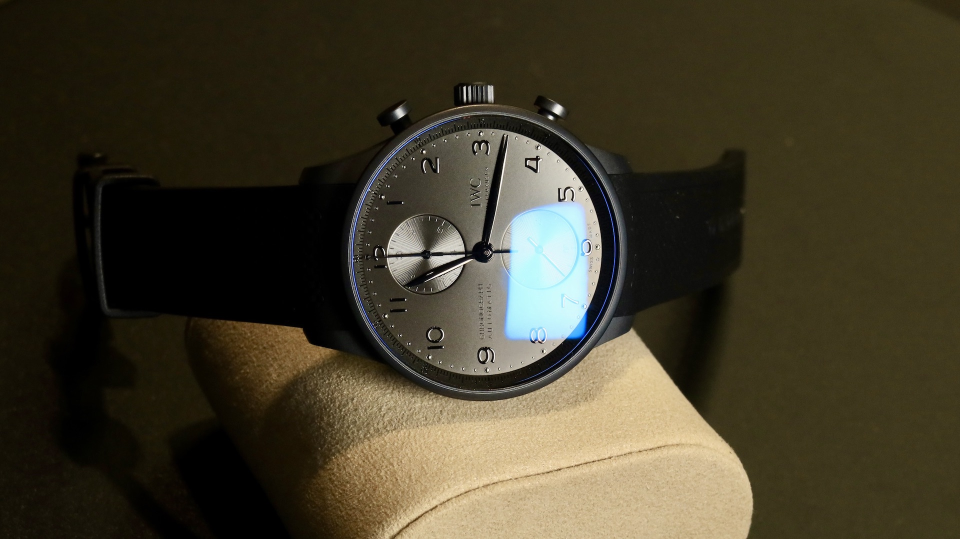 IWC Goes Full Stealth Mode With The Portugieser Chronograph Ceratanium