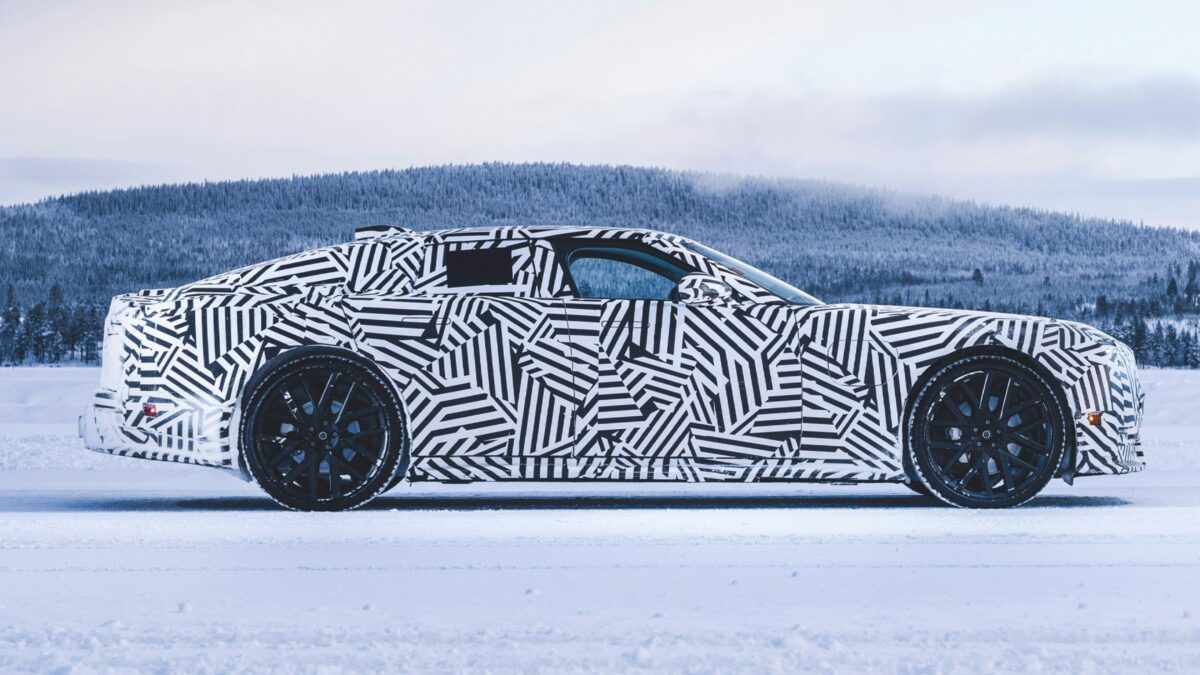 Jaguar 4-door GT concept ice testing