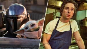 Jeremy Allen White in the Mandalorian & Grogu