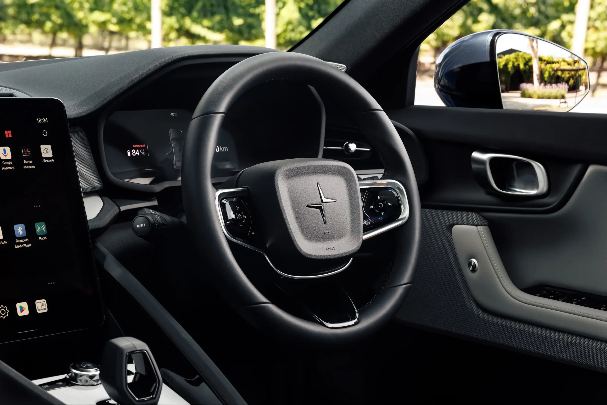 Polestar 2 steering wheel