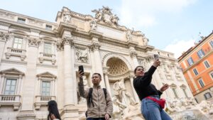 Italy trevi fountain