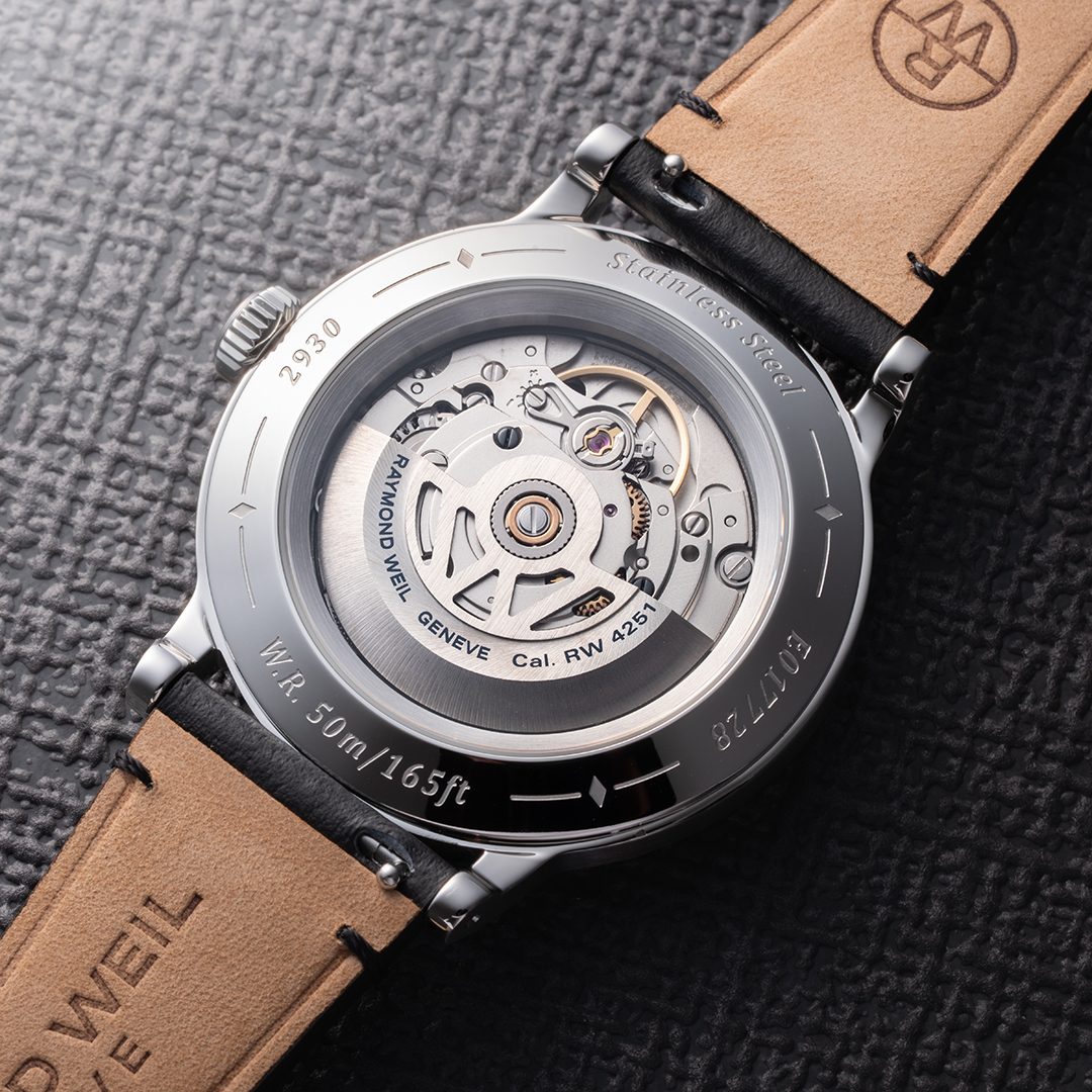 Raymond Weil millesime tuxedo Dial reverse