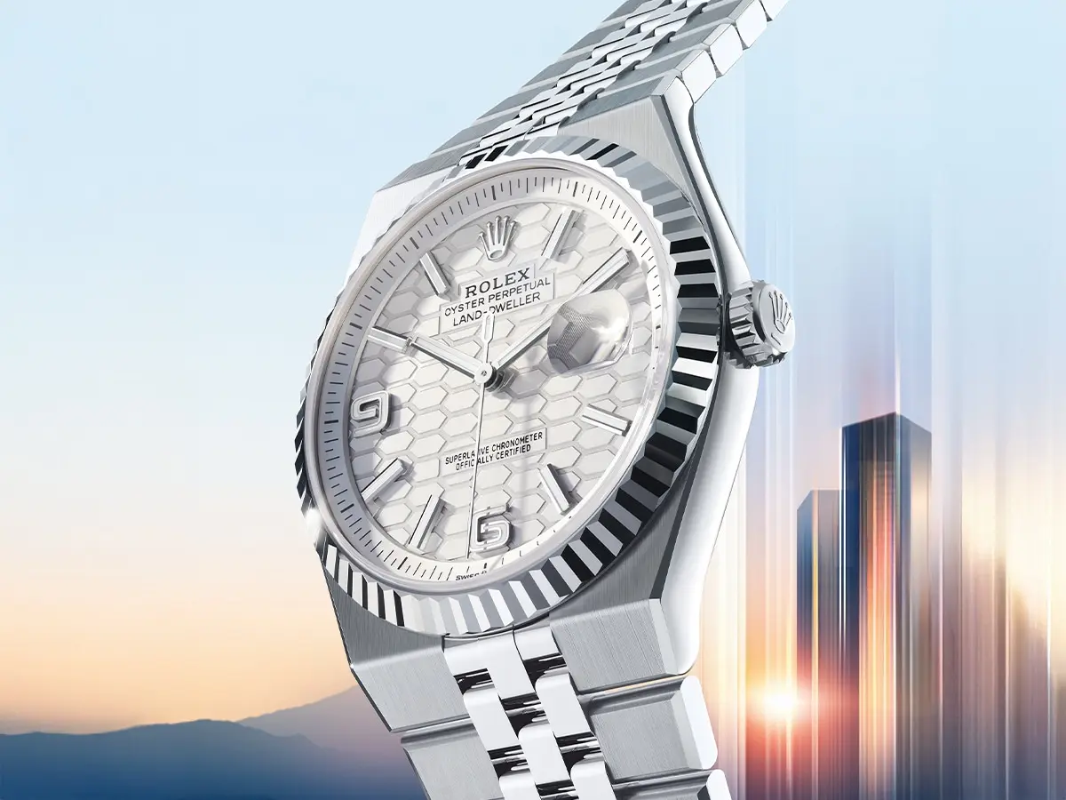 Rolex Land-Dweller White Gold