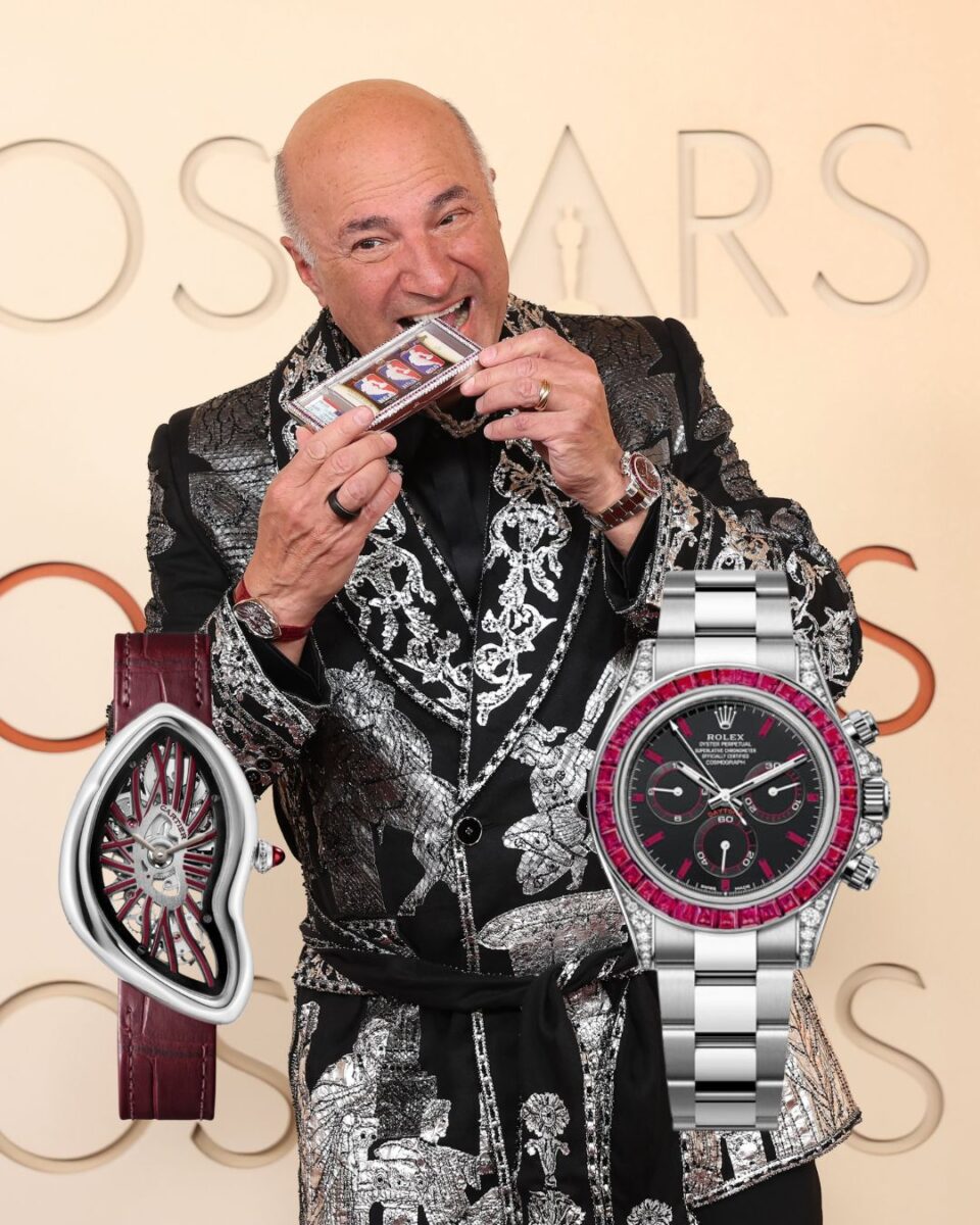 Kevin O'Leary - Cartier Crash "Burgundy" Skeleton & Rolex Daytona Ref. 126599TRU