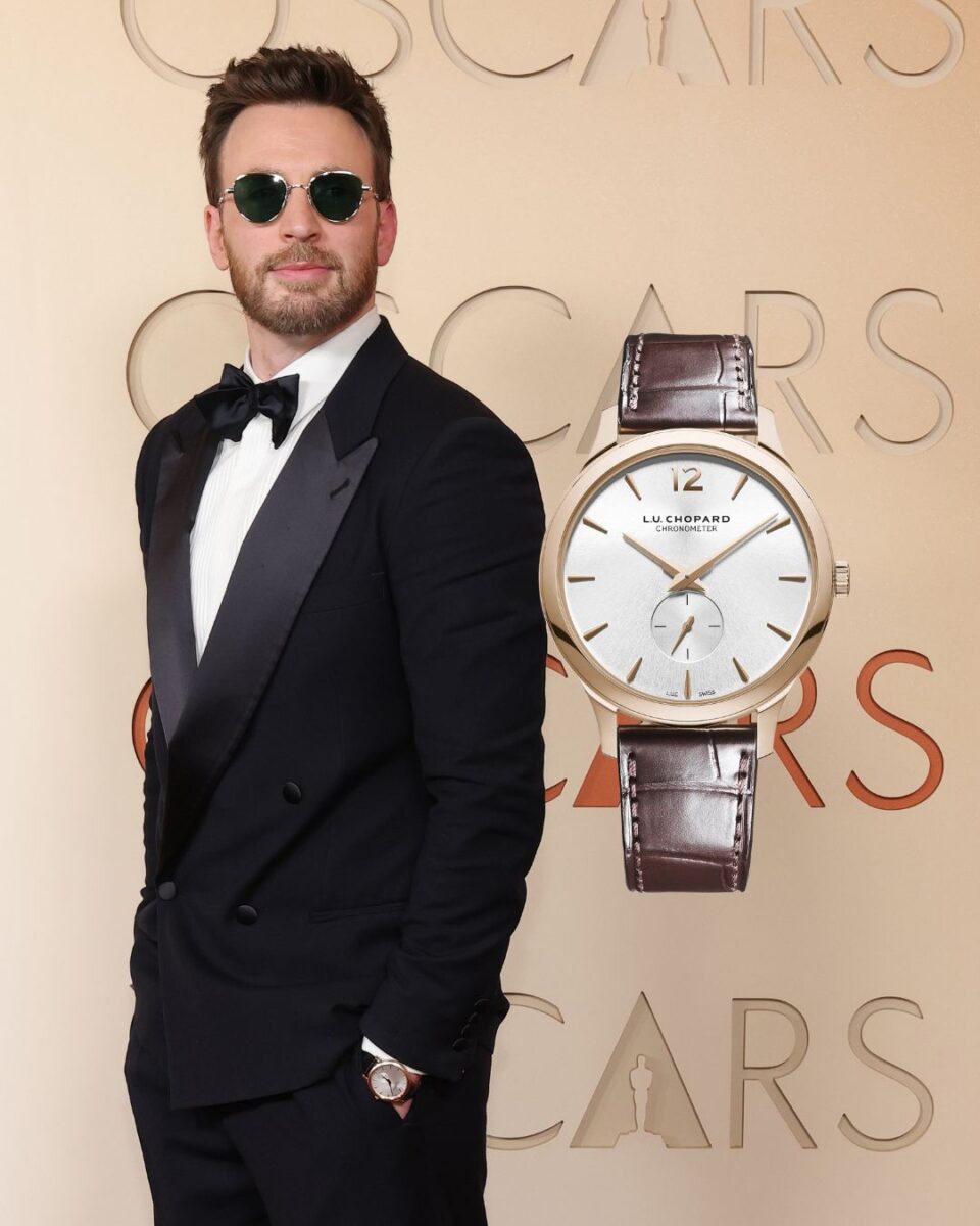 oscars watches Chris Evans - Chopard L.U.C. XPS