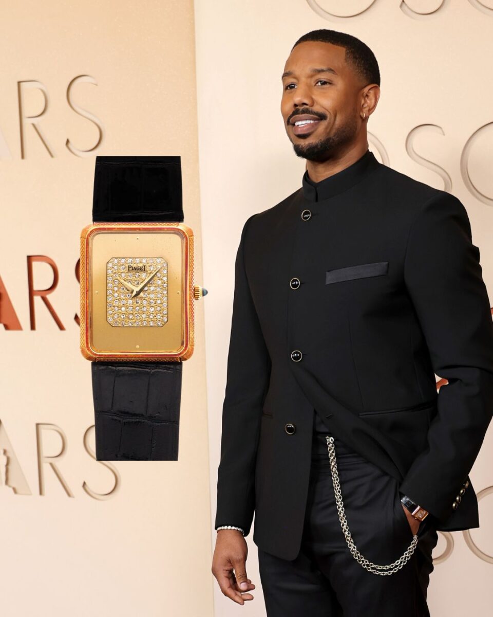 oscars watches Michael B. Jordan - Vintage Piaget Ref. 9297