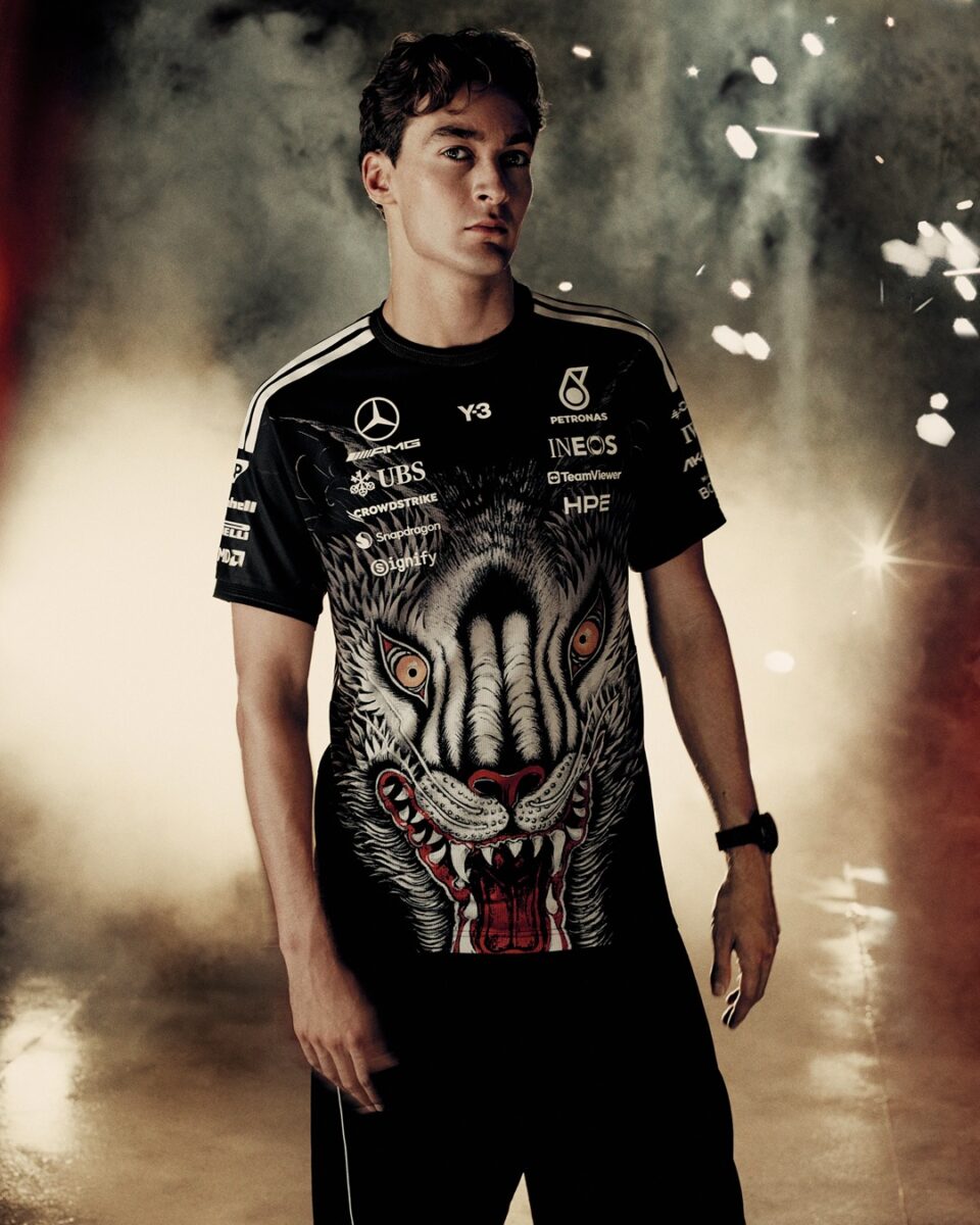 Y-3 Mercedes Toto Wolff Kimi Antonelli George Russell