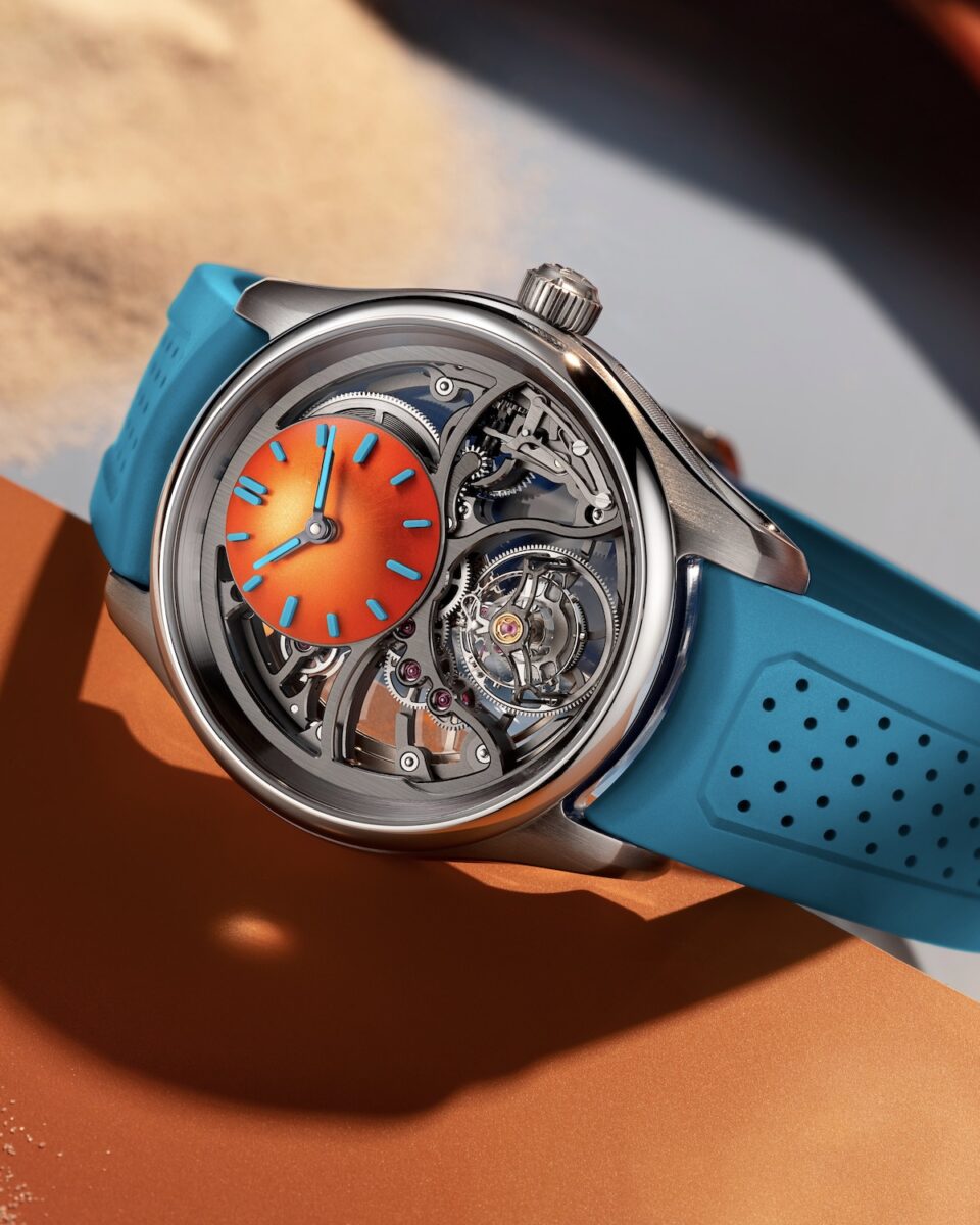  summer watches H. Moser & Cie. Pioneer Cylindrical Tourbillon Spiced Aqua