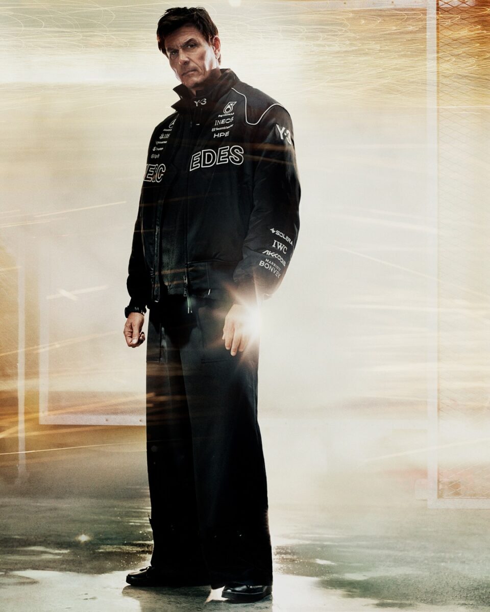 Y-3 Mercedes Toto Wolff Kimi Antonelli George Russell