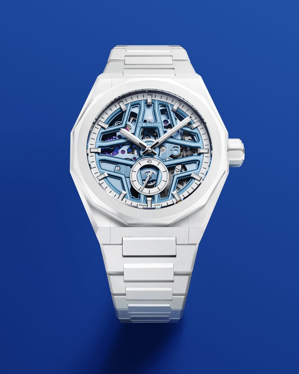 summer watches Zenith x Time+Tide Defy Skyline Skeleton White Surfer