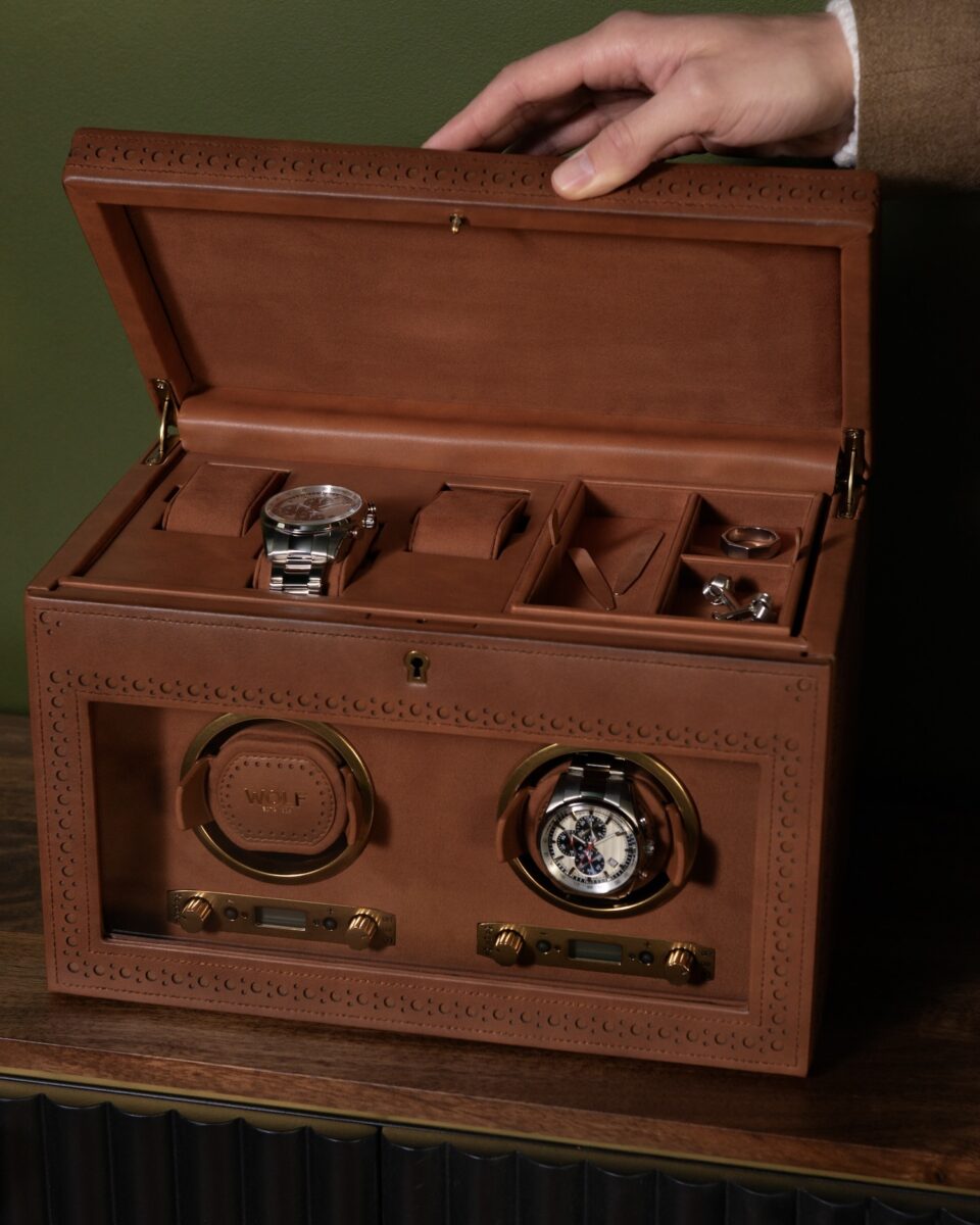 good finds WOLF 1834 Brogue Double Watch Winder