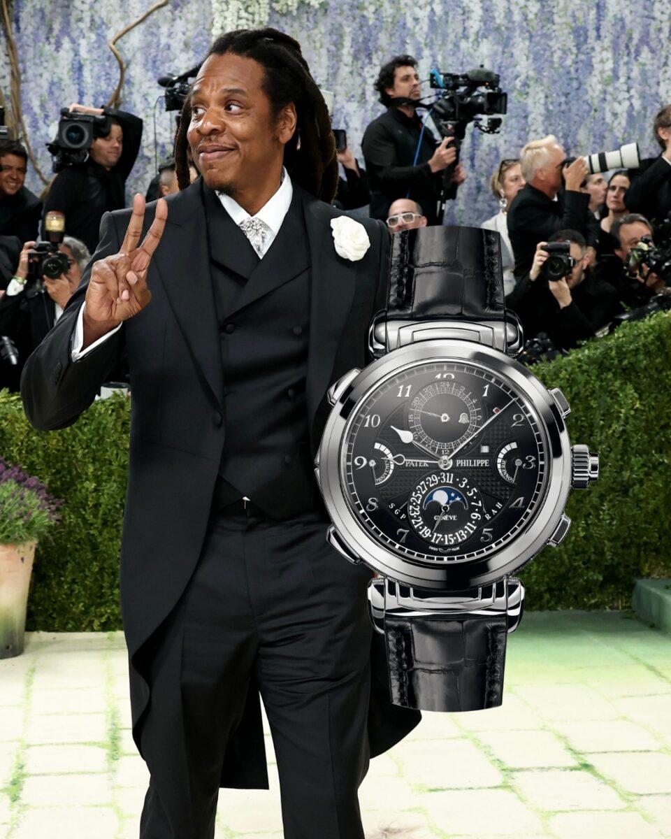 Jay-Z - Patek Philippe Grandmaster Chime Ref. 6300G-001 at the met gala