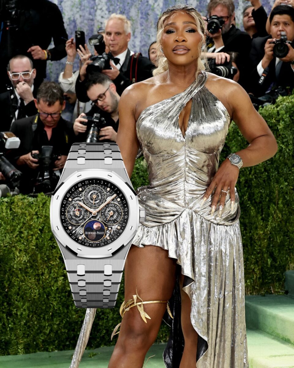Serena Williams - Audemars Piguet Royal Oak Selfwinding Perpetual Calendar met gala